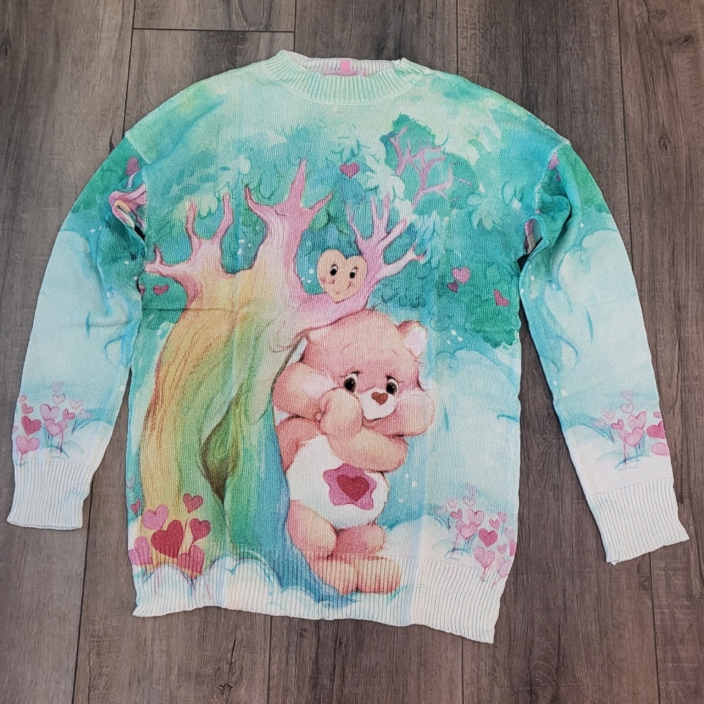 Care Bears Dolls Kill Share A Smile Long Sleeve Sweater S